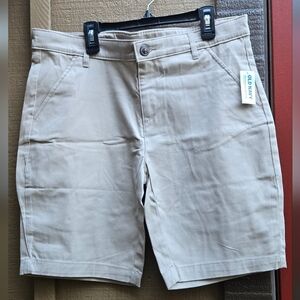 Old Navy Boys Khaki Flat Front Shorts